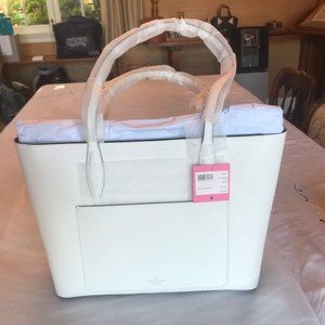 Kate Spade Adel Tote in Optic White - New with Tag